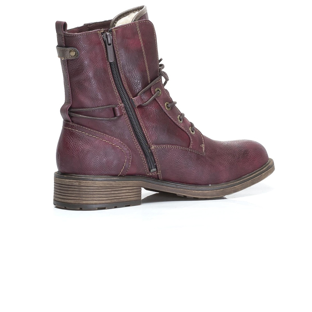 detail Dámská obuv MUSTANG MUS-1037841-W9 vínová