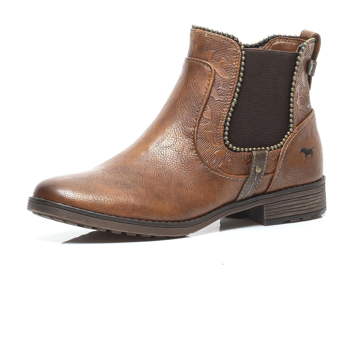 detail Dámská kotníková obuv MUSTANG 1265516-307 COGNAC MUSTANG H/W 9