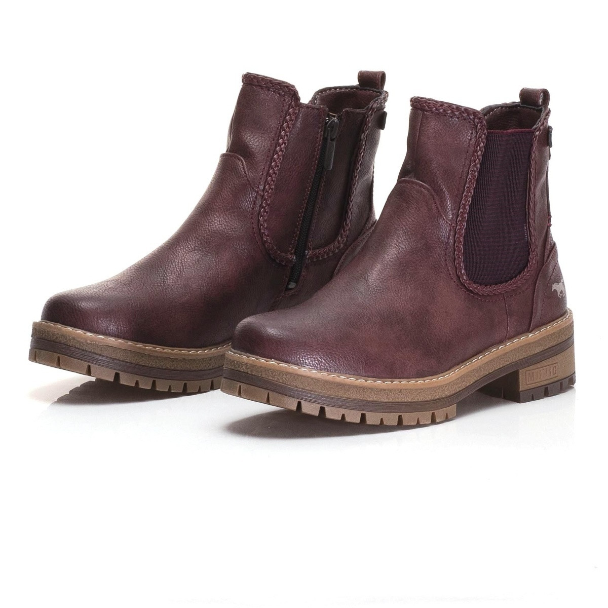 detail Dámská obuv MUSTANG MUS-1037860-W9 vínová