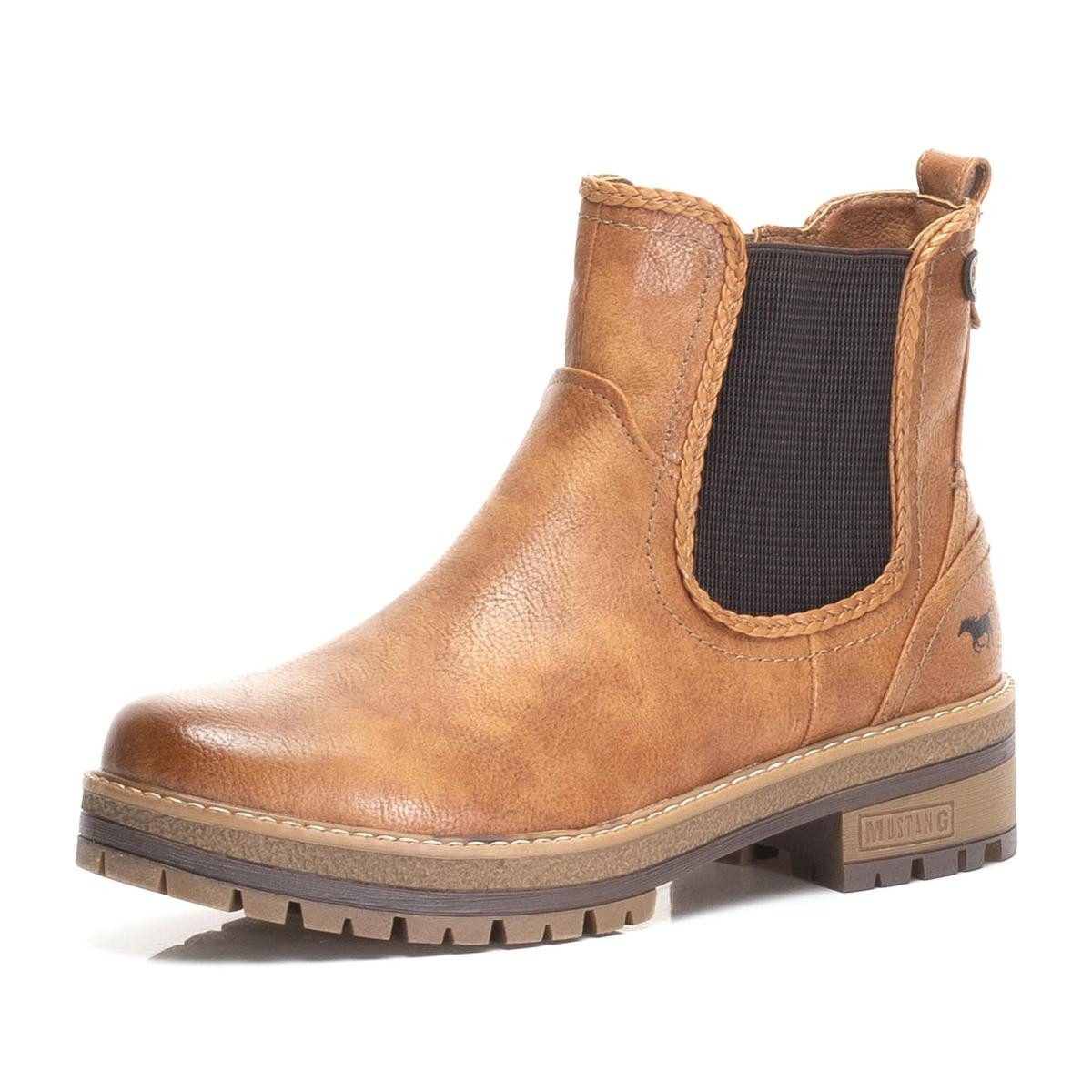 detail Dámská kotníková obuv MUSTANG 1344601-307 COGNAC MUSTANG H/W 9