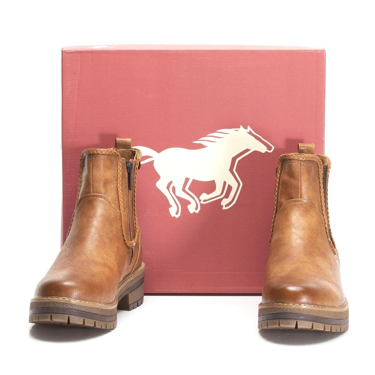 detail Dámská obuv MUSTANG MUS-1037861-W9 hnědá