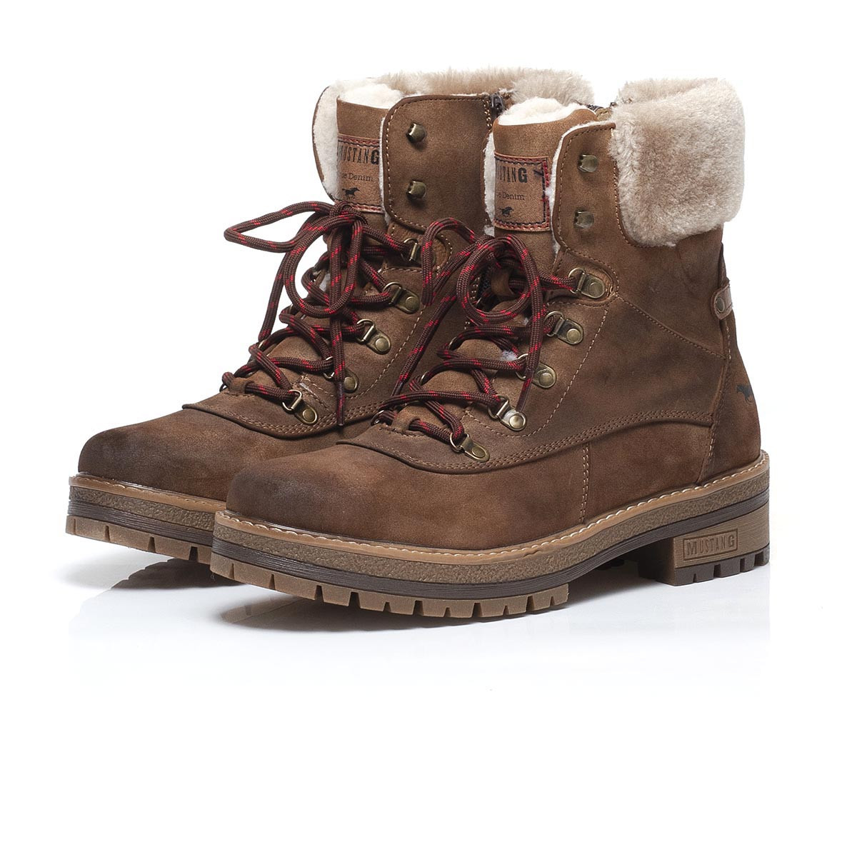 detail Dámská obuv MUSTANG MUS-1037864-W9 hnědá