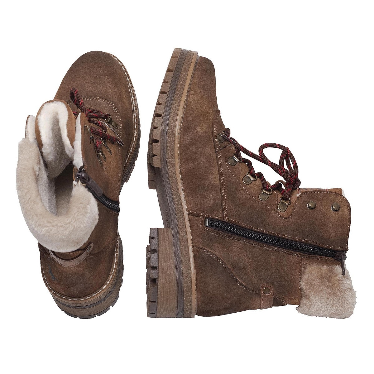 detail Dámská obuv MUSTANG MUS-1037864-W9 hnědá