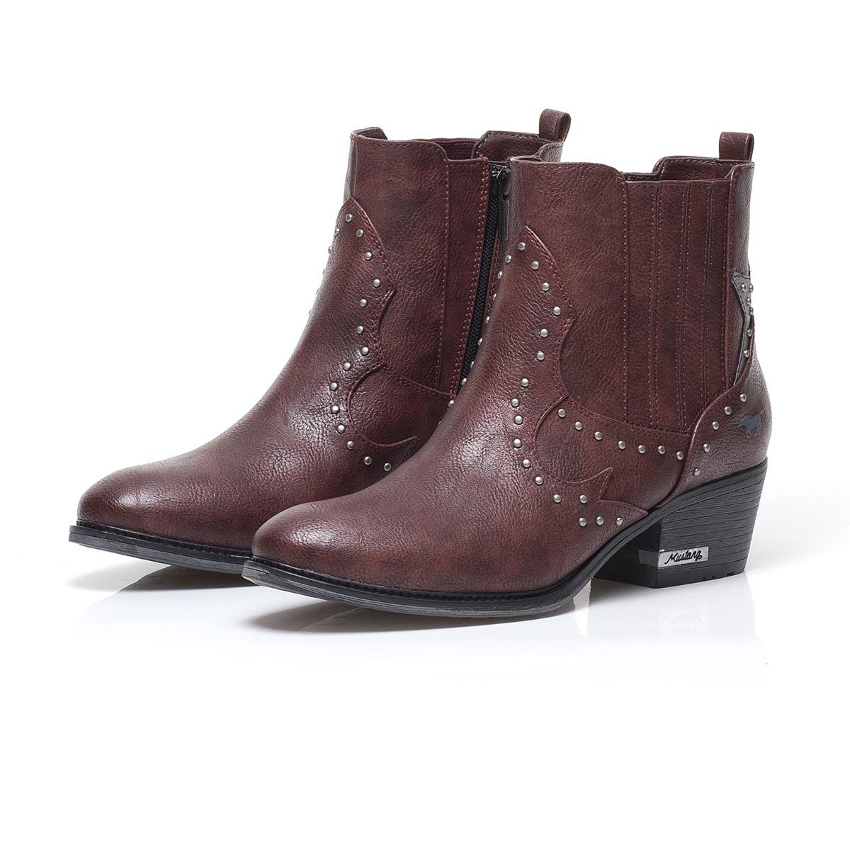 detail Dámská obuv MUSTANG MUS-1037865-W9 vínová