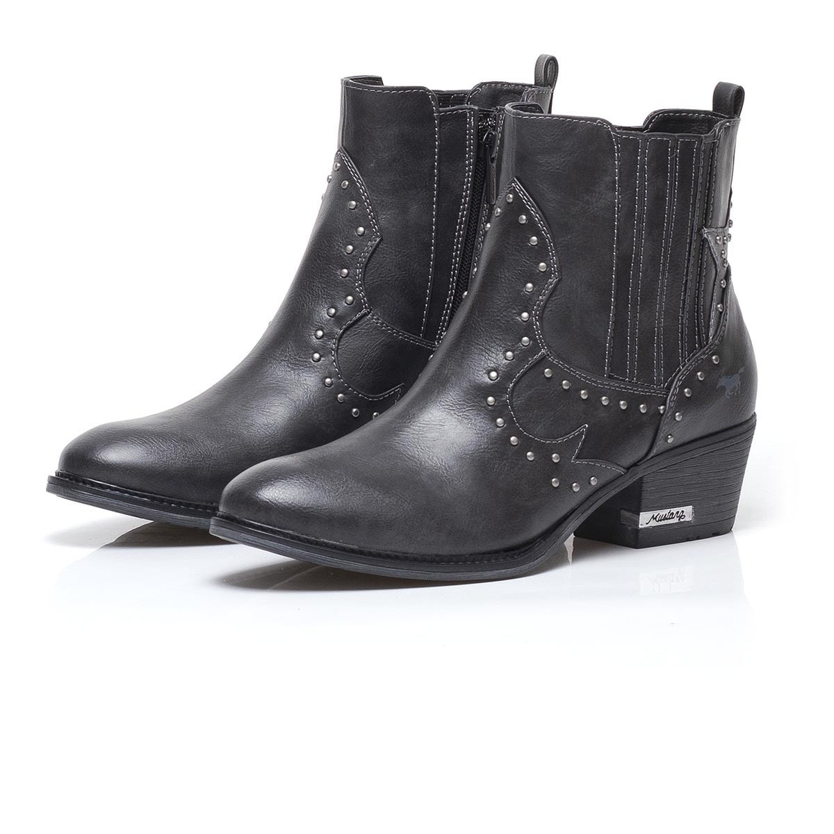 detail Dámská obuv MUSTANG MUS-1037866-W9 šedá