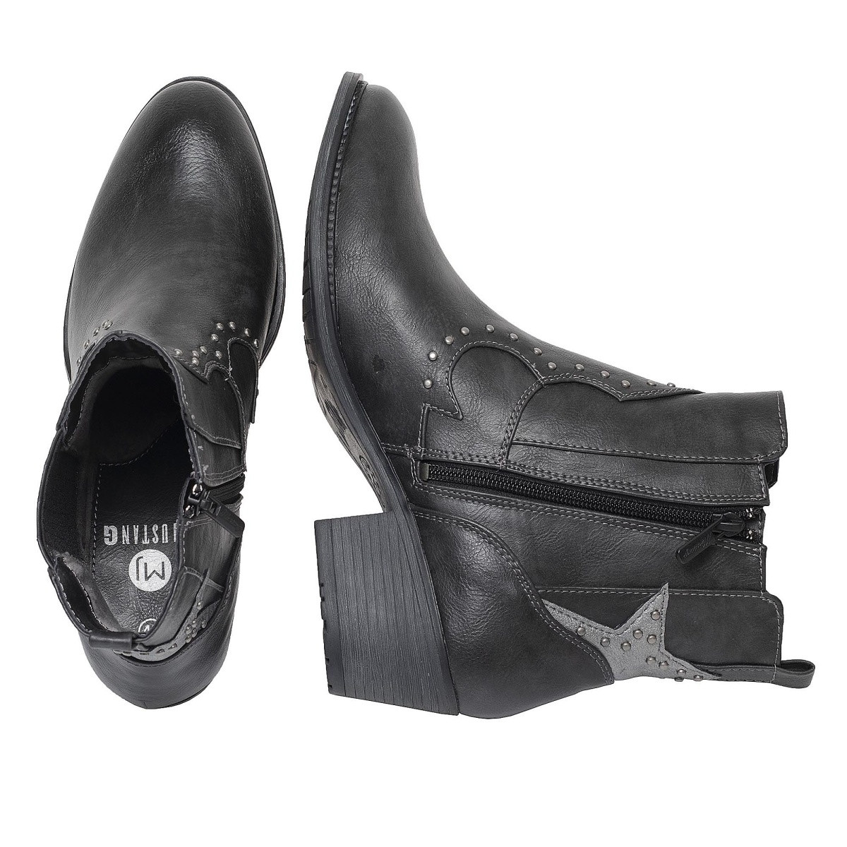 detail Dámská obuv MUSTANG MUS-1037866-W9 šedá