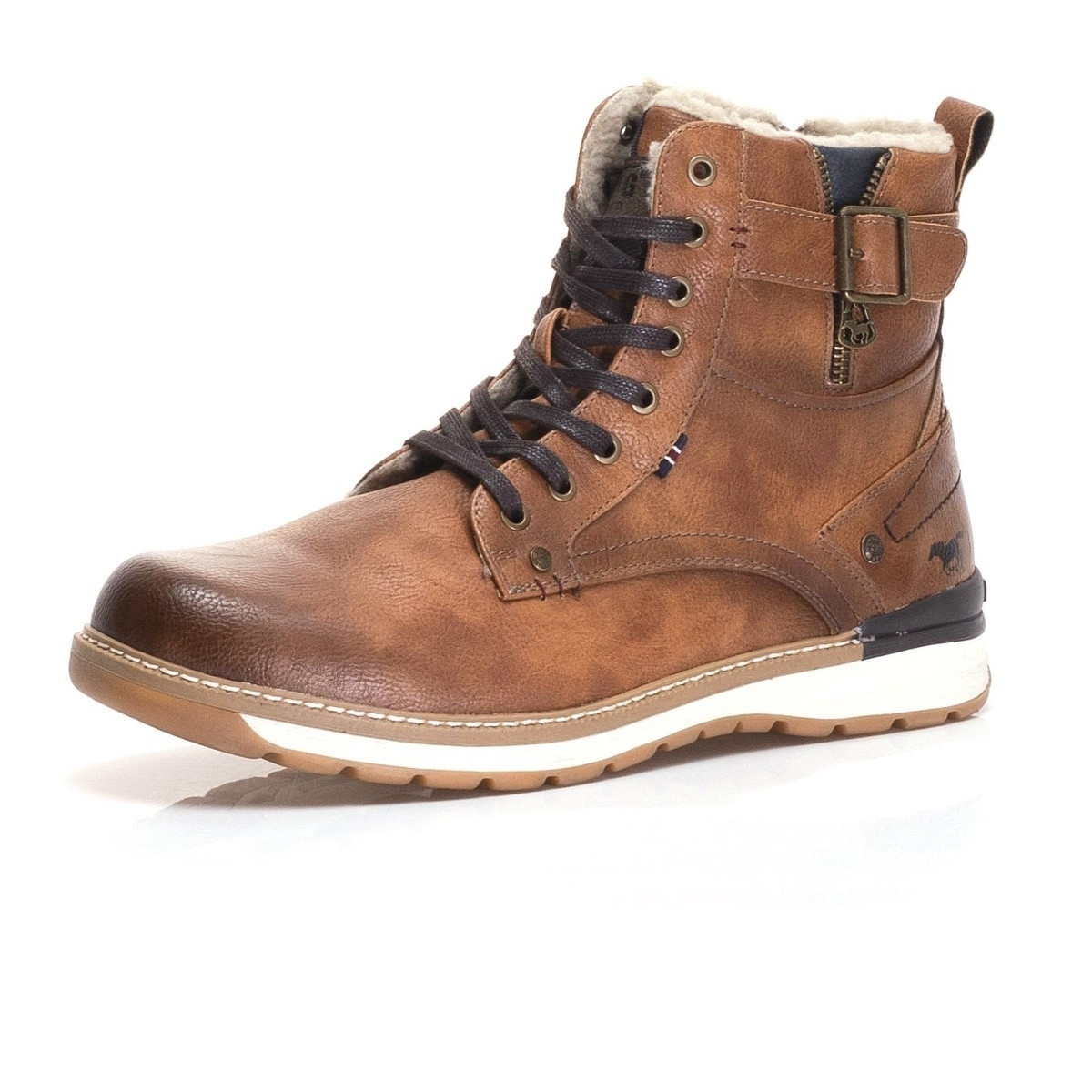 detail Pánská nadměrná obuv MUSTANG 4141601-307 COGNAC MUSTANG H/W 9