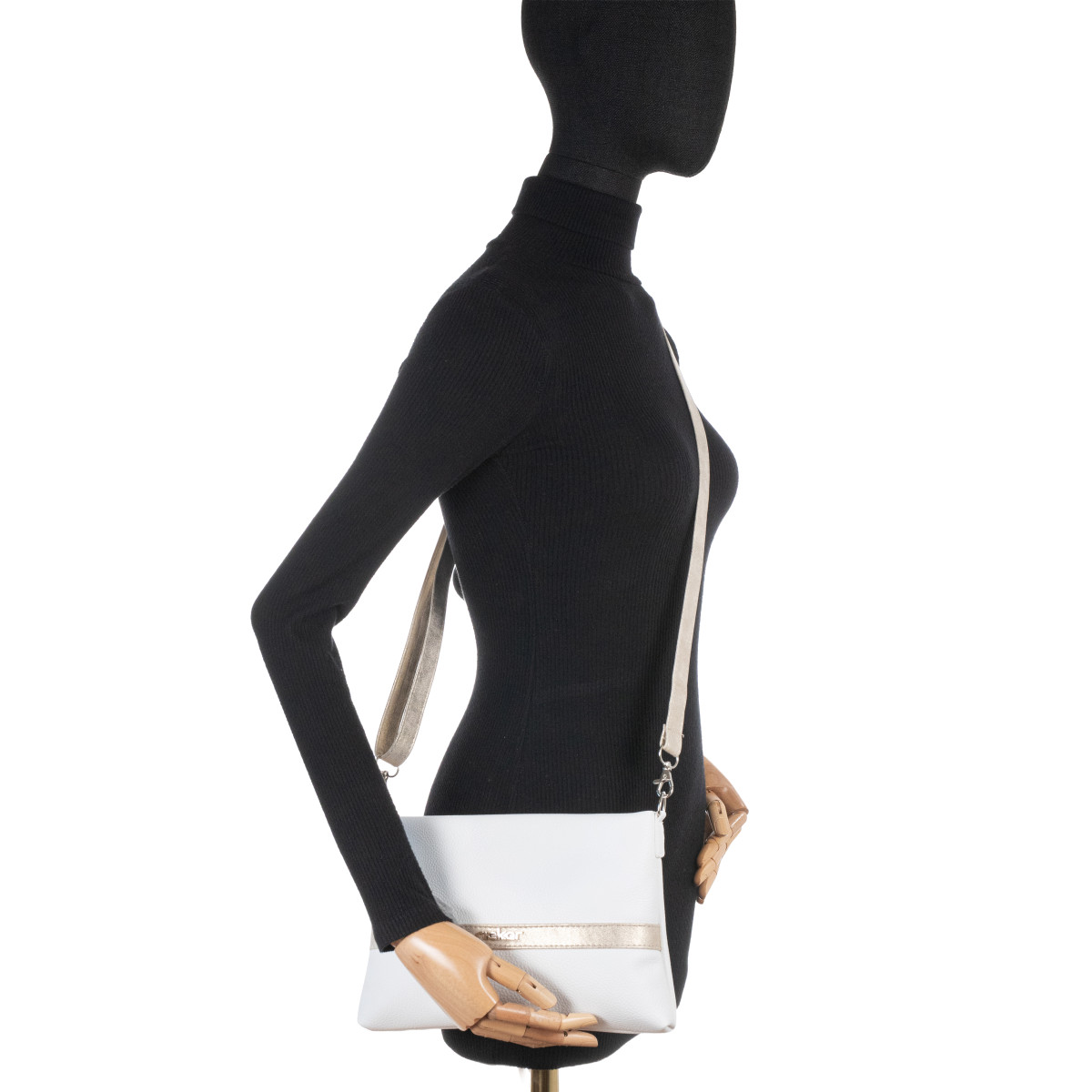 detail Dámská kabelka RIEKER C2537-110-065 bílá S6