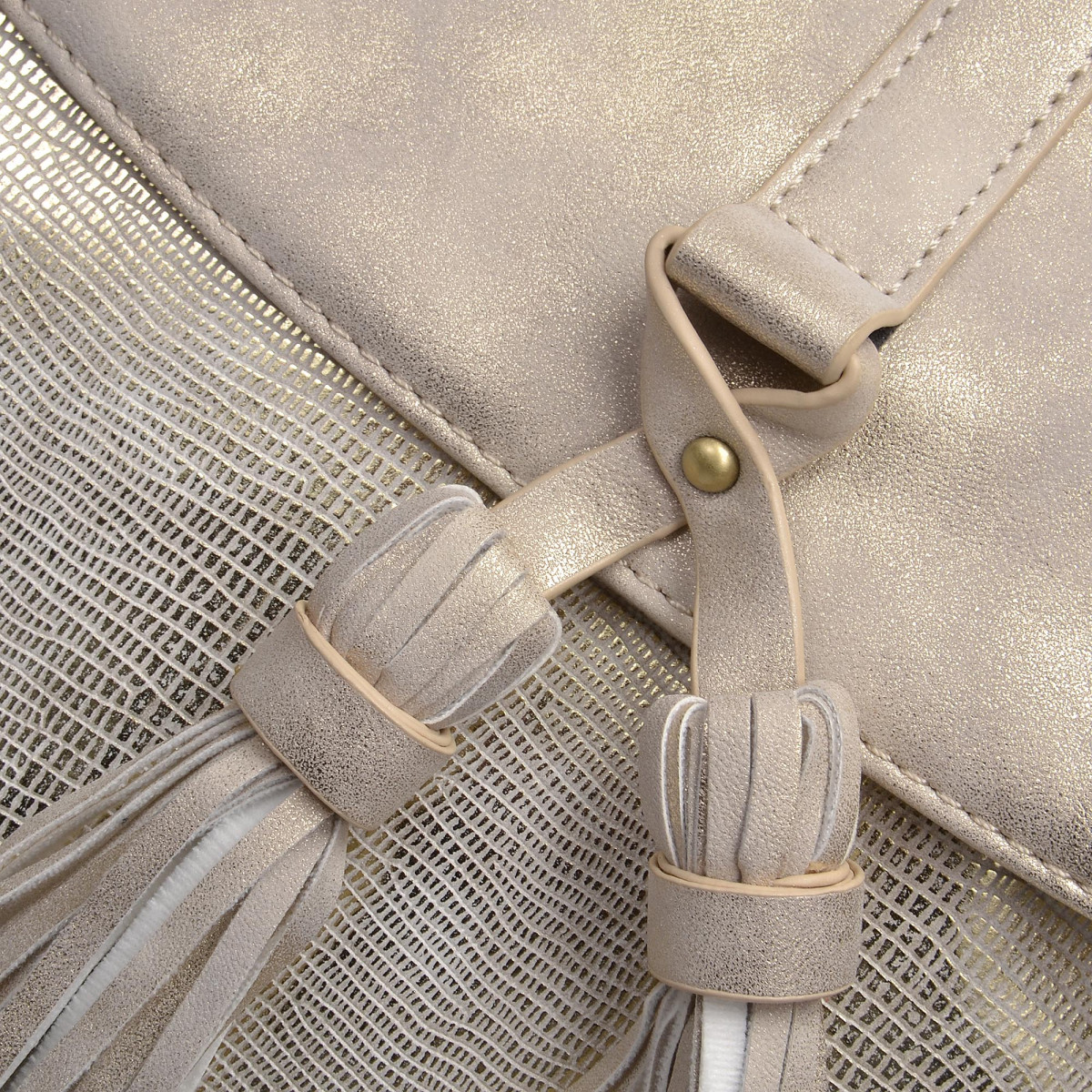 detail Dámská kabelka RIEKER Q0331/90 LIGHT GOLD F/S 8