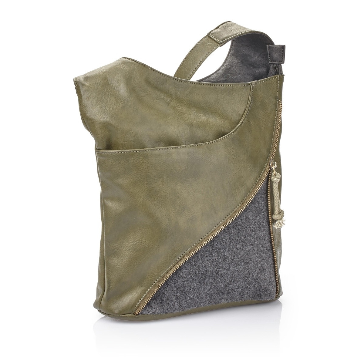 detail Dámská kabelka RIEKER H1045-52 GRÜN KOMBI H/W 9