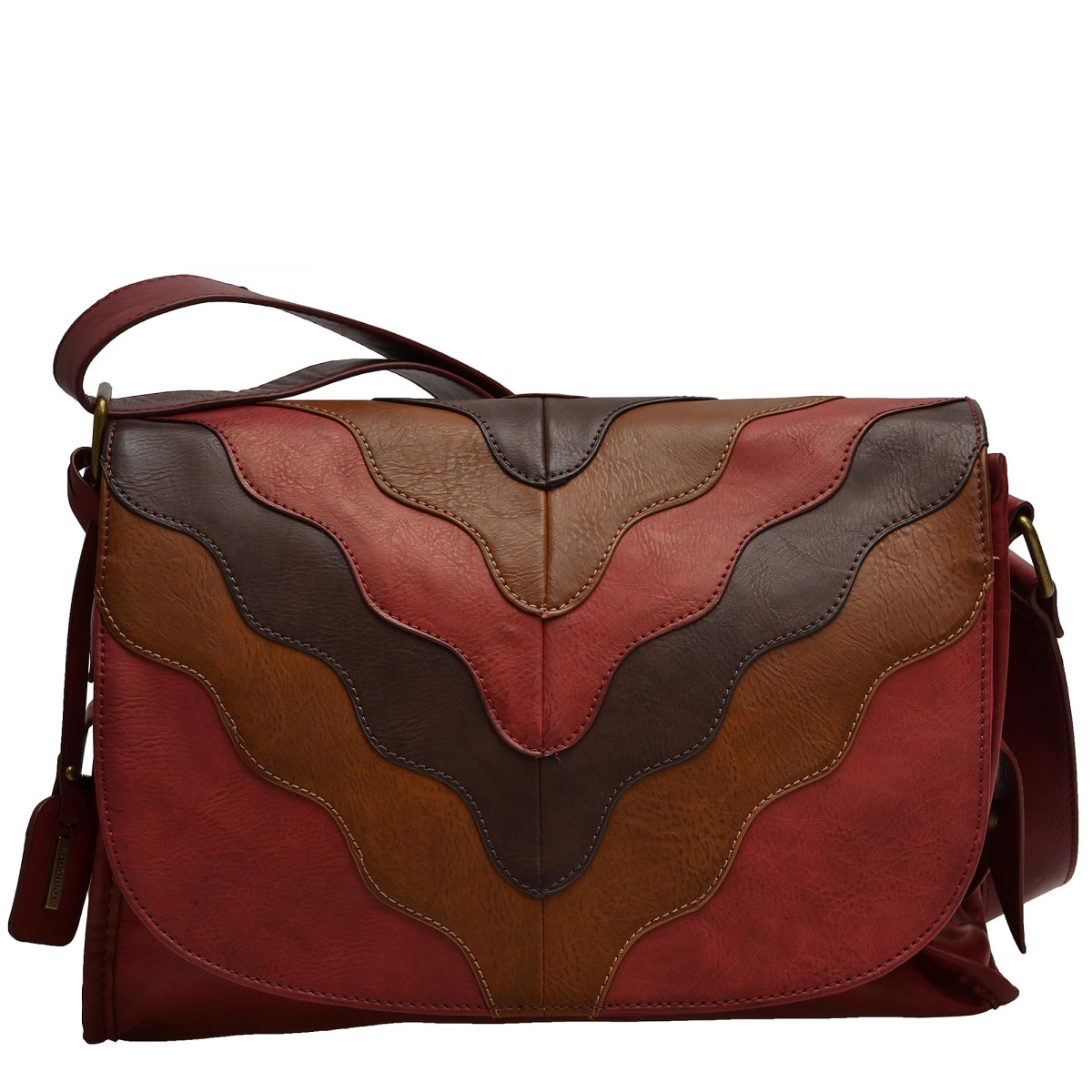 detail Dámská kabelka RIEKER Q0427/35 WINE KOMBI H/W 8