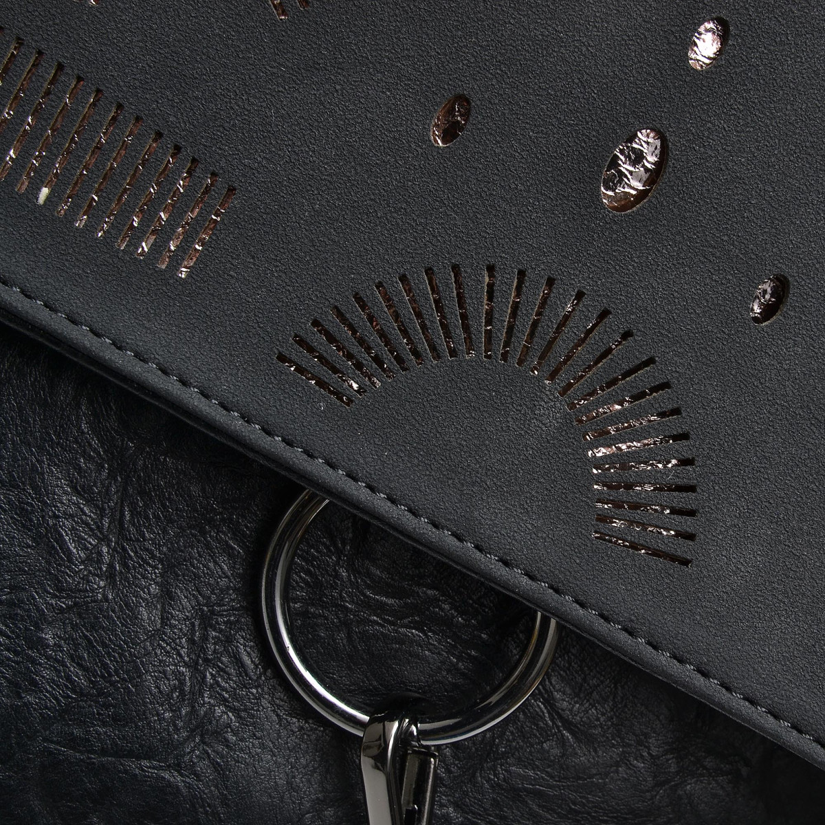 detail Dámská kabelka RIEKER Q0424/01 SCHWARZ H/W 8