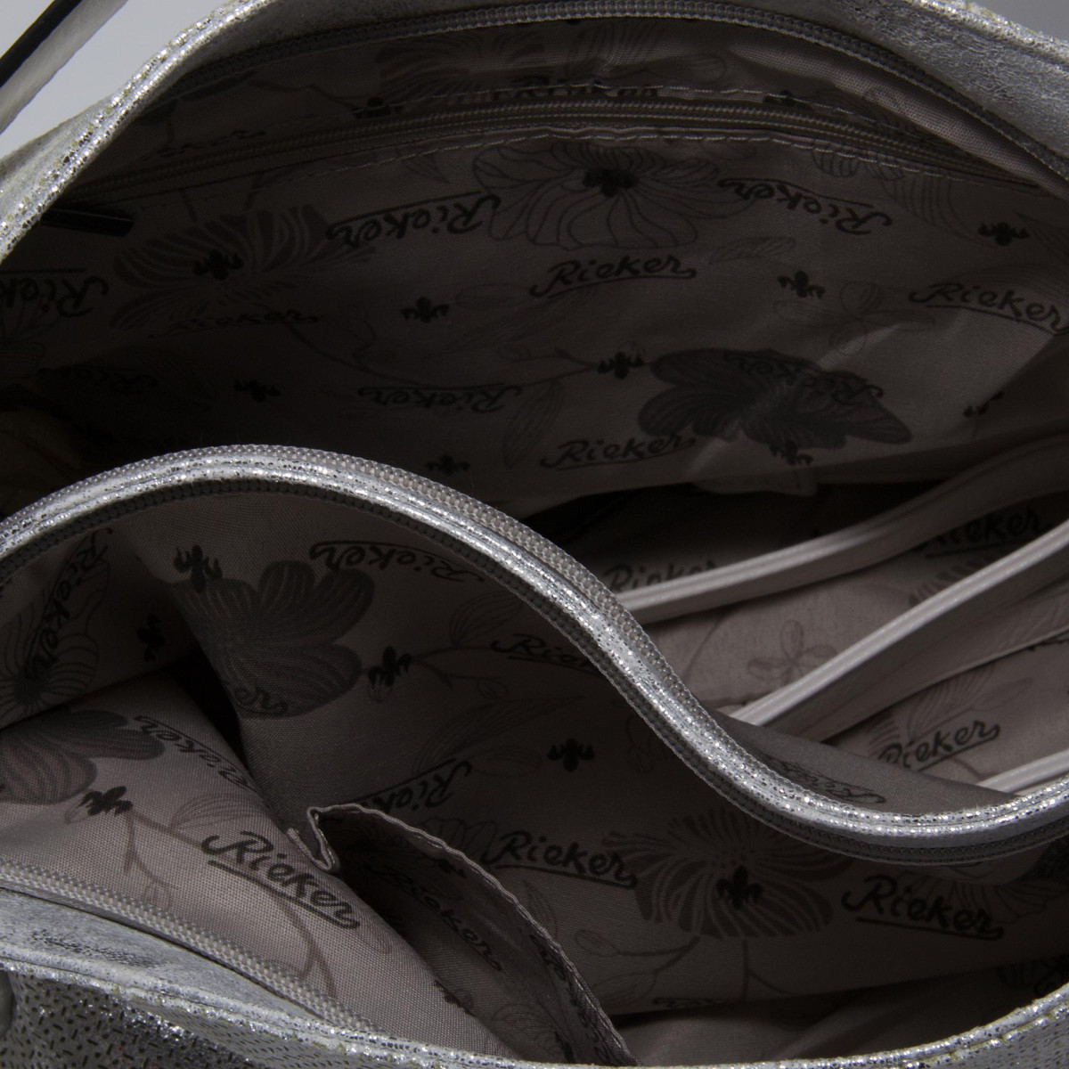 detail Dámská kabelka RIEKER H1435-90 SILBER/PLATIN F/S 9