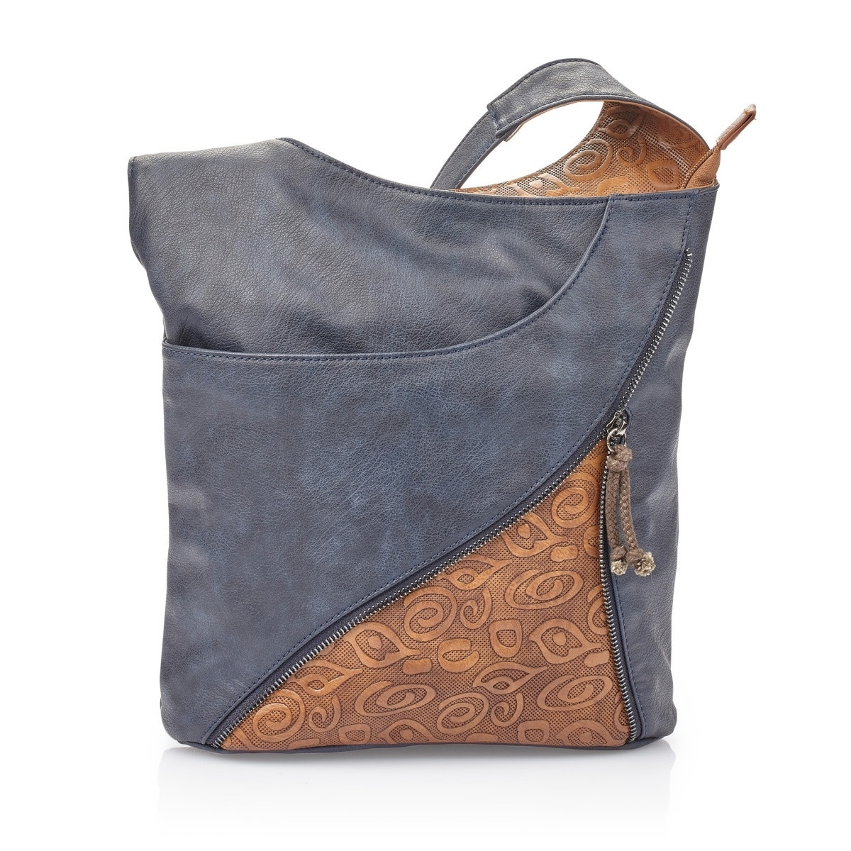 detail Dámská kabelka RIEKER H1045-14 BLAU KOMBI H/W 9