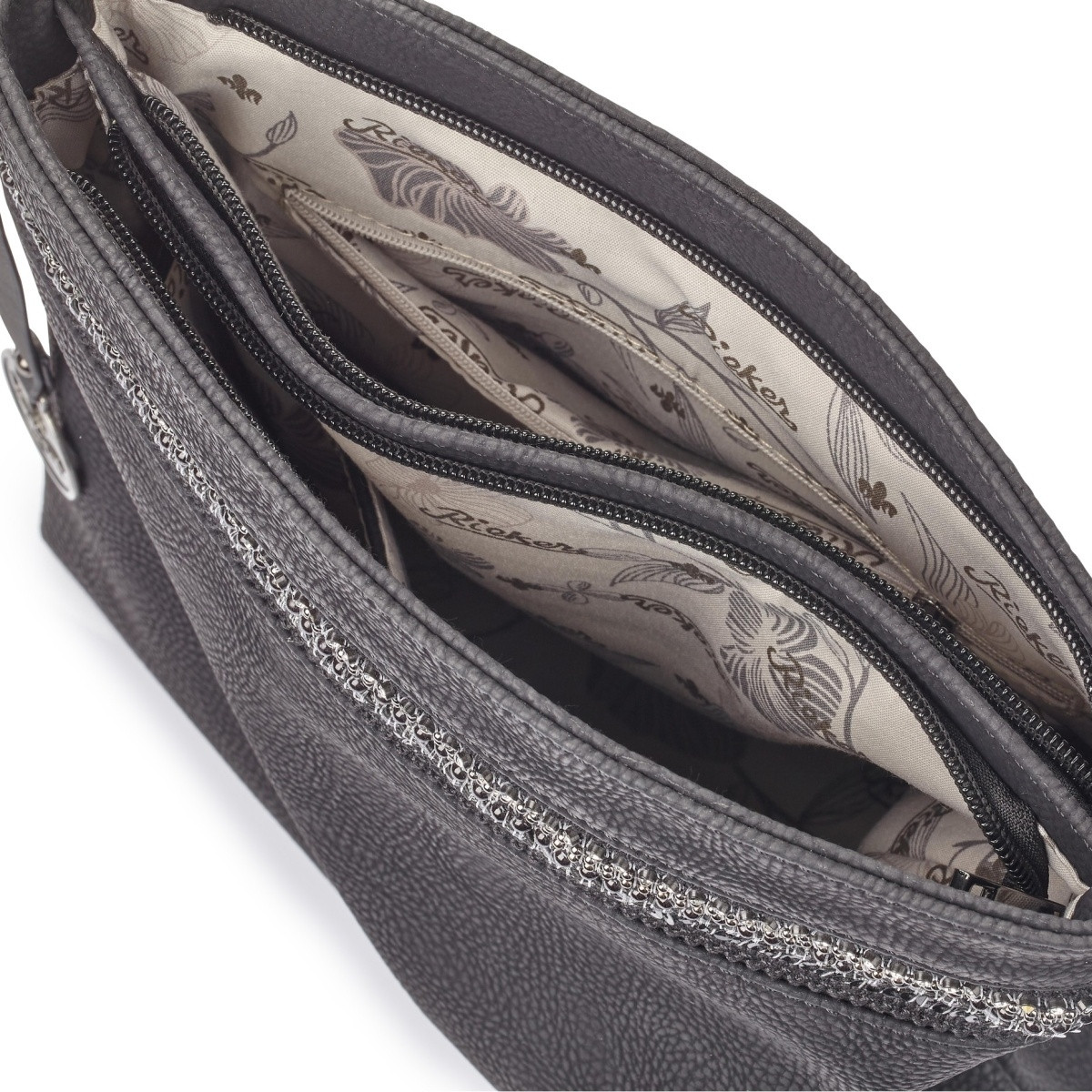 detail Dámská kabelka RIEKER H1029-00 SCHWARZ H/W 9