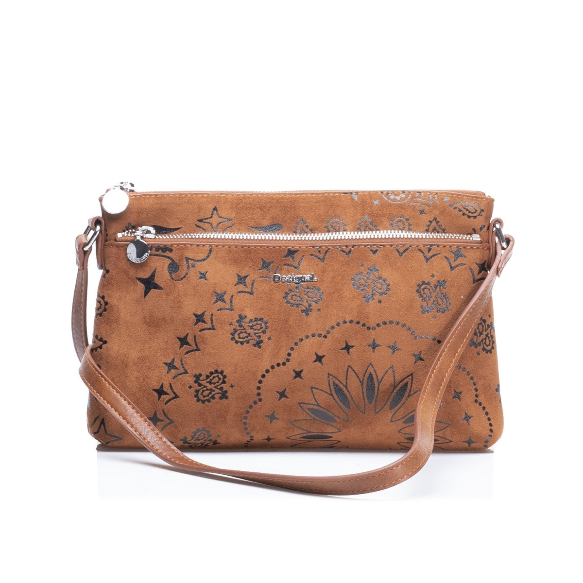detail Dámská kabelka DESIGUAL 19WAXA81/ 6109 BROWN SUGAR DESIGUAL