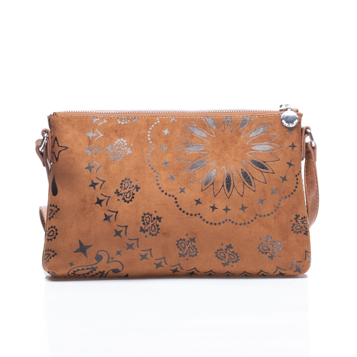 detail Dámská kabelka DESIGUAL 19WAXA81/ 6109 BROWN SUGAR DESIGUAL