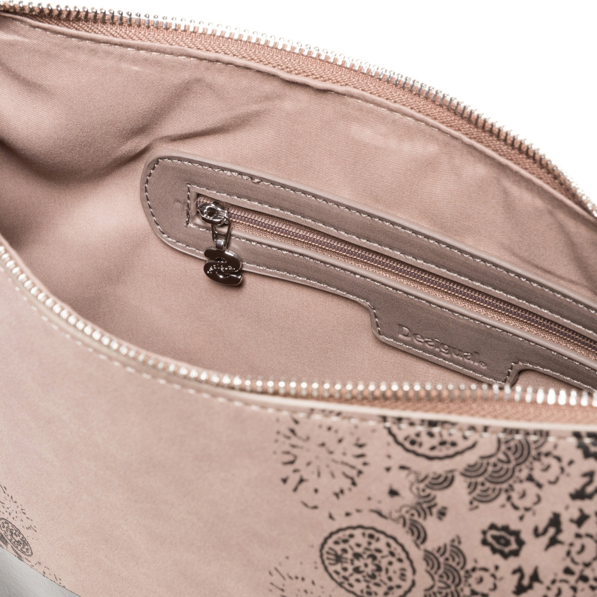 detail Dámská kabelka DESIGUAL 19WAXPCZ/ 1008 BEIGE CRUDE DESIGUAL