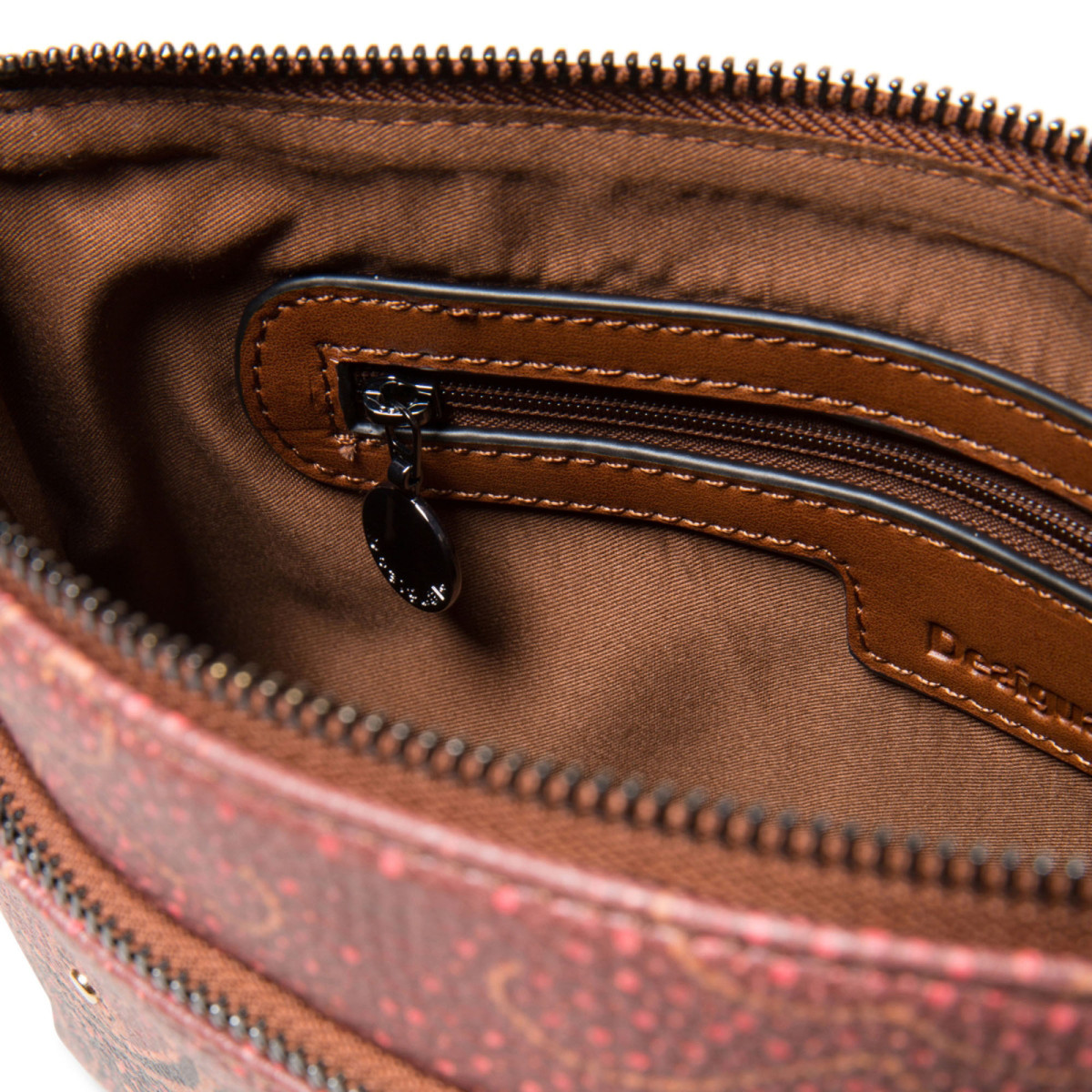 detail Dámská kabelka DESIGUAL 19WAXP86/ 6042 COGNAC DESIGUAL