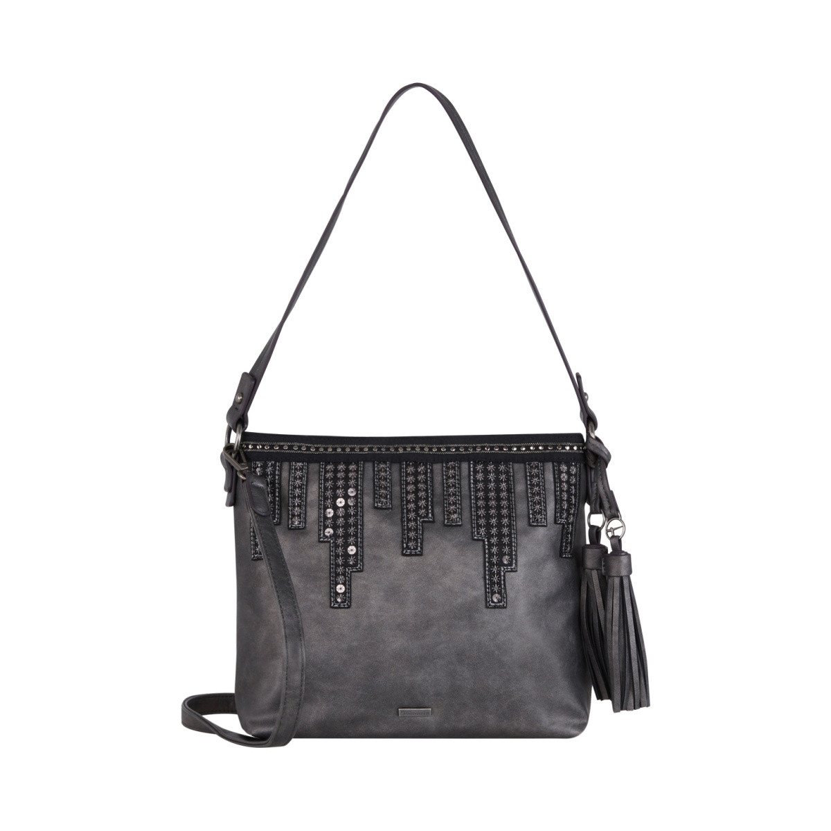 detail Dámská kabelka TAMARIS ALEIKA 3210192-915 PEWTER Hobo Bag S