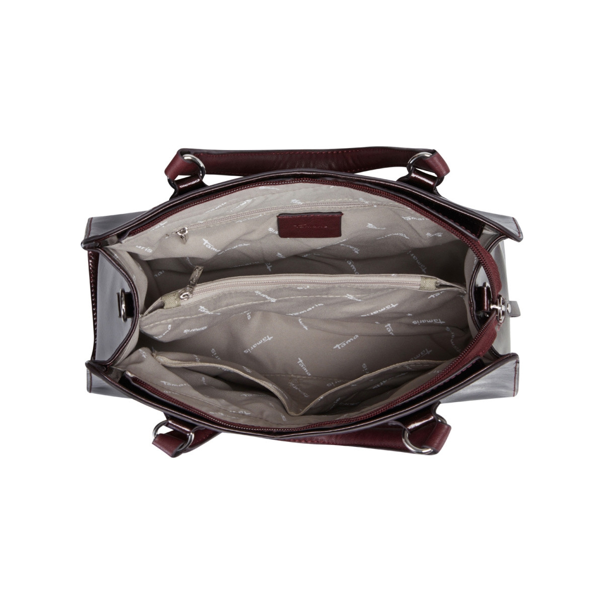 detail Dámská kabelka TAMARIS MAGDA 3150192-544 BORDEAUX COMB Handbag