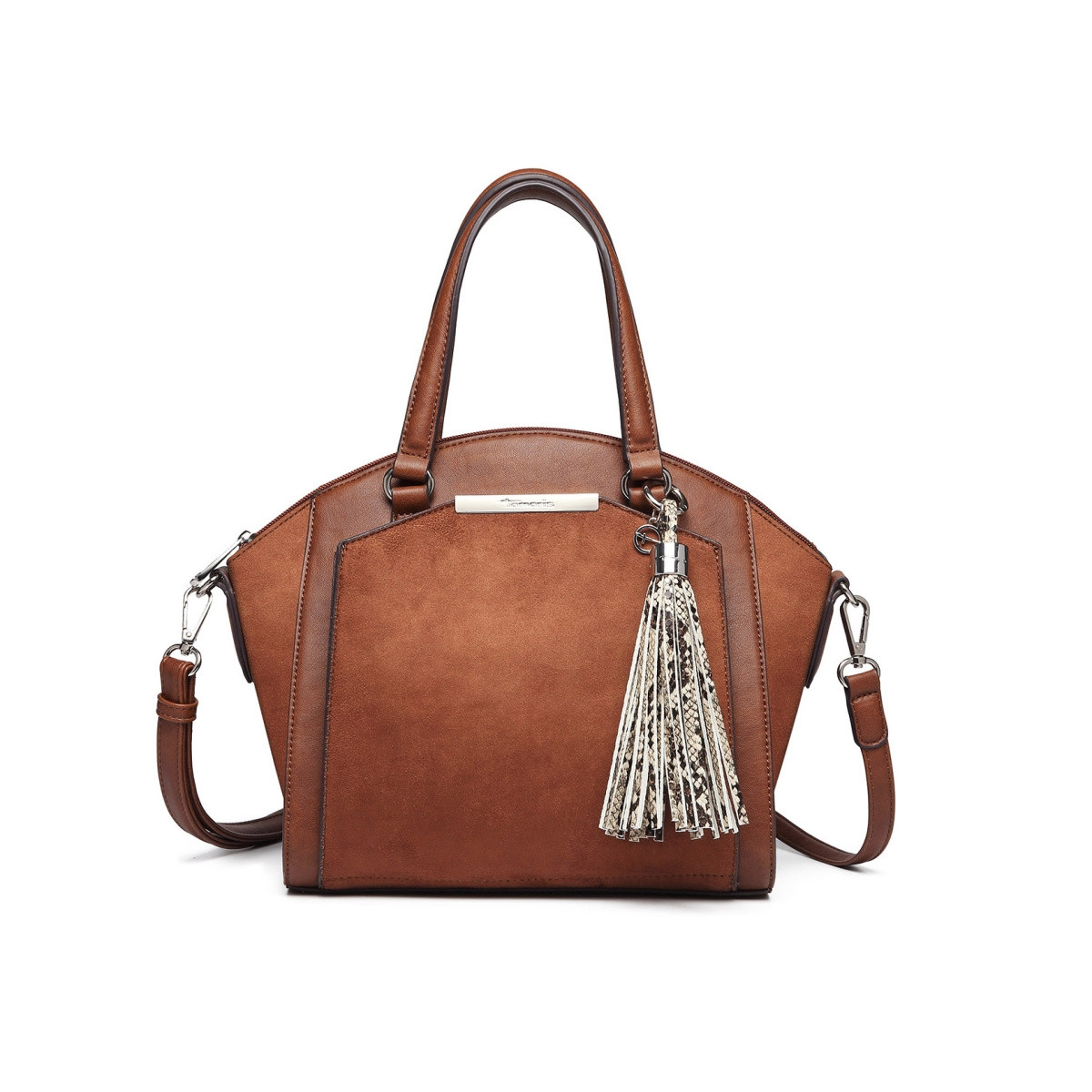 detail Dámská kabelka TAMARIS MIRELA 3153192-367 COGNAC COMB. Handbag