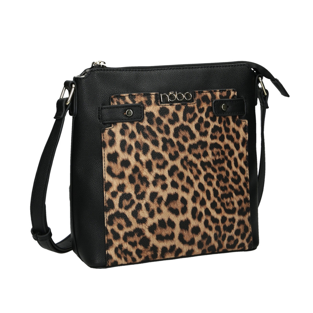 detail Dámská kabelka NOBO NBAG-H0460-CM20 BLACK WITH BROWN