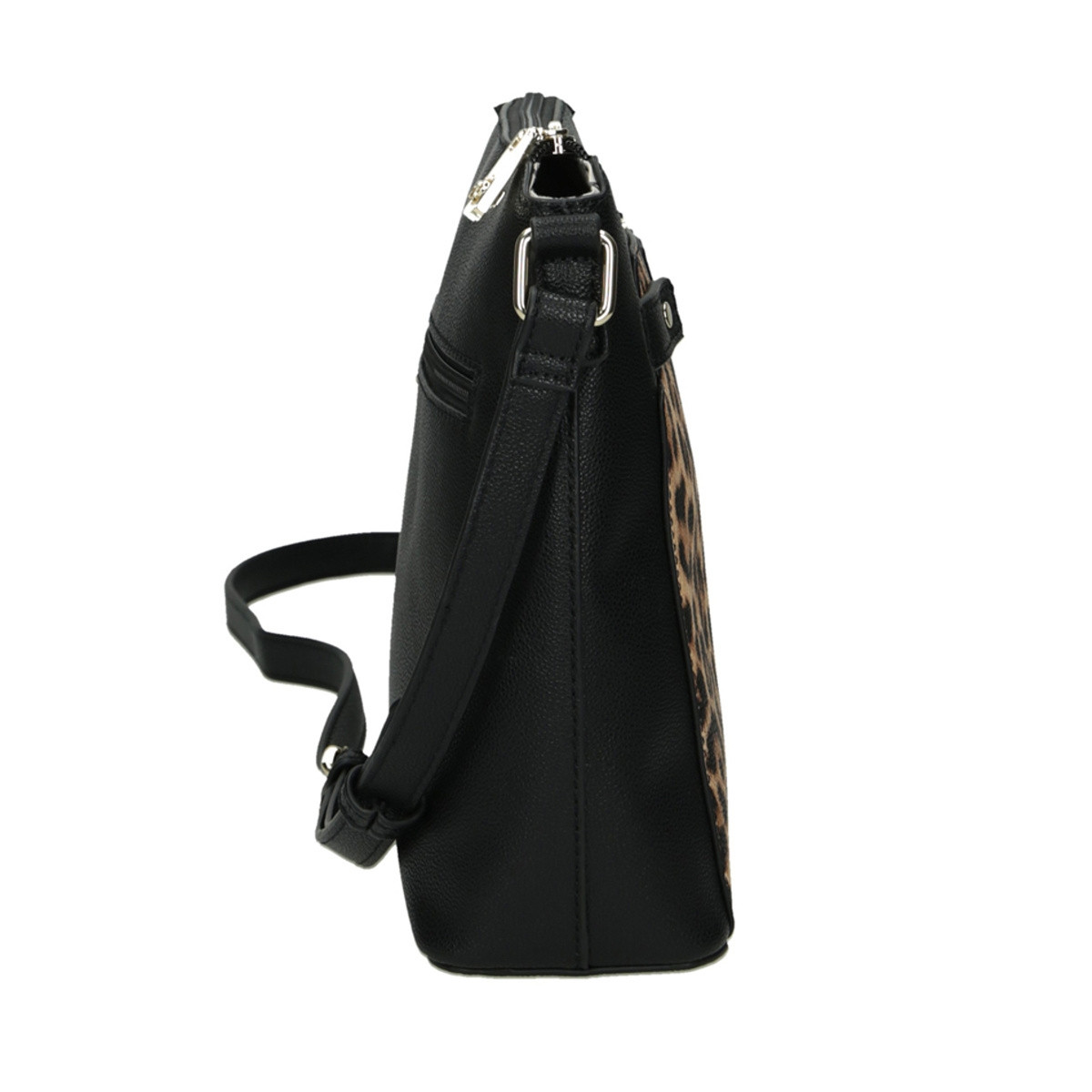 detail Dámská kabelka NOBO NBAG-H0460-CM20 BLACK WITH BROWN