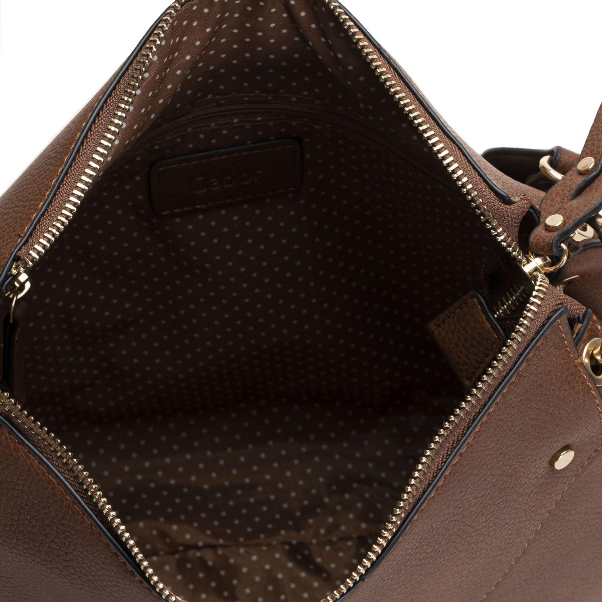 detail Dámská kabelka GABOR 8306-22 COGNAC DIVINA Hobo H/W 9