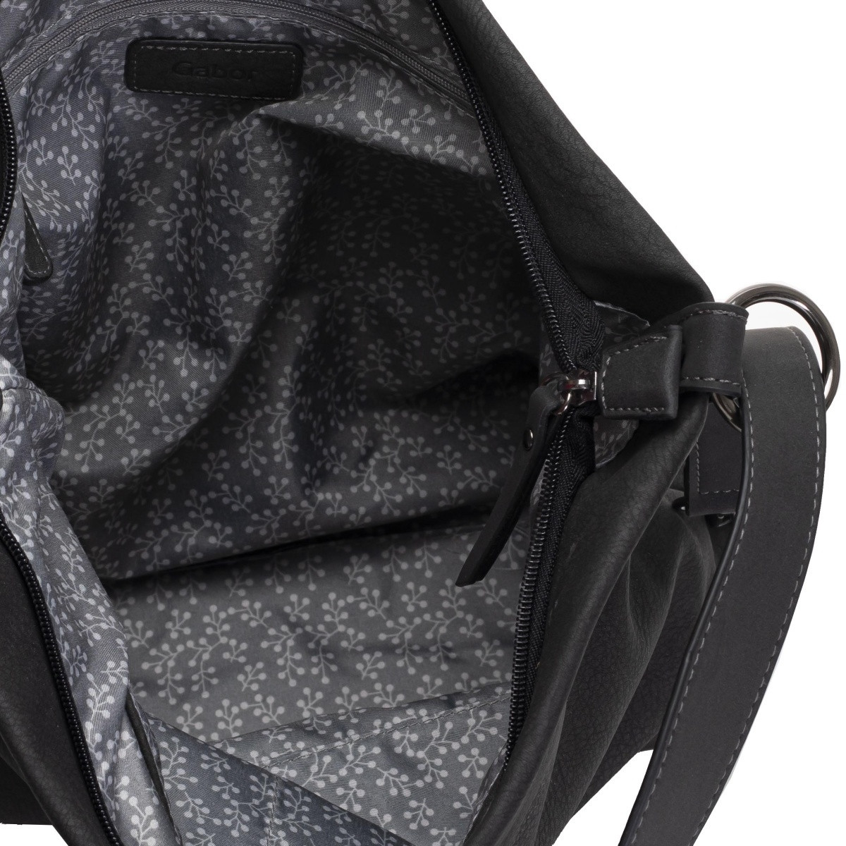 detail Dámská kabelka GABOR 8327-71 DARK GREY MARA Hobo H/W 9