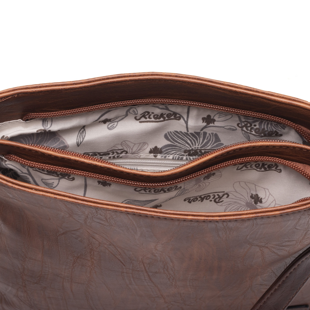 detail Dámská kabelka RIEKER RIE-2019443-S0 hnědá