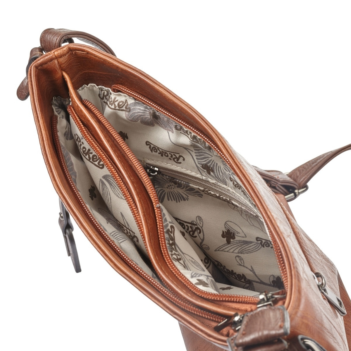 detail Dámská kabelka RIEKER RIE-2019443-S0 hnědá