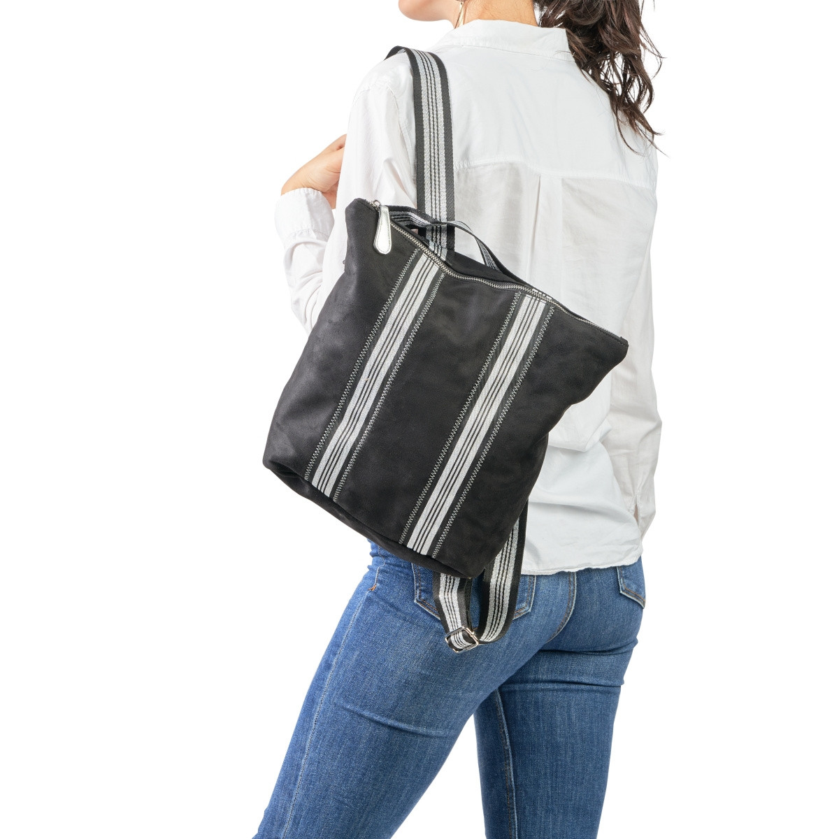 detail Dámský batoh REMONTE Q0512-01 SCHWARZ KOMBI S0