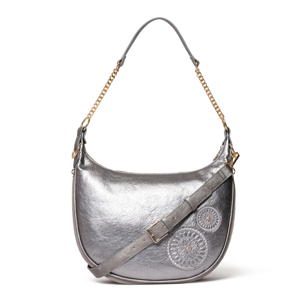 detail Dámská kabelka DESIGUAL DES-2019784-S0 stříbrná