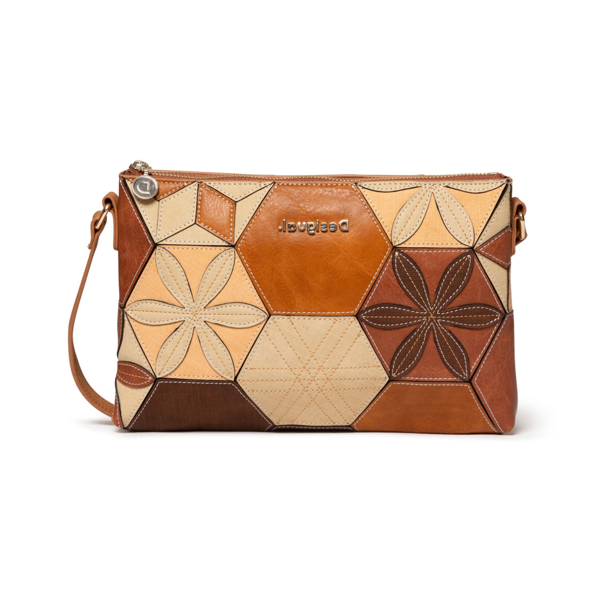 detail Dámská kabelka DESIGUAL 20SAXPE0/6011 CAMEL S0