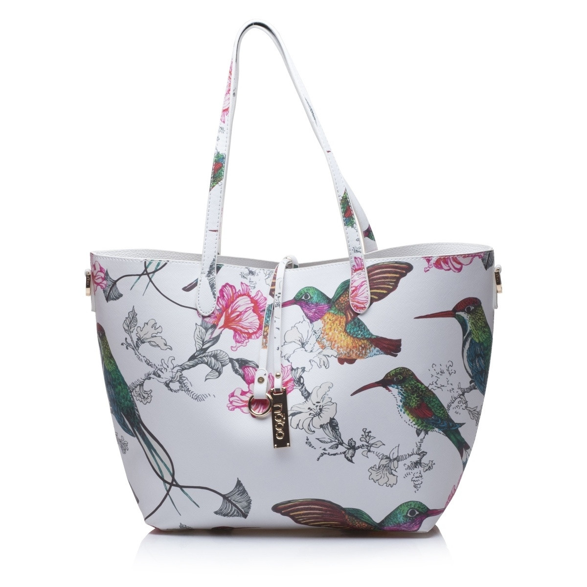 detail Dámská kabelka NOBO NBAG-IG0530-CM00 MULTI WHITE S0