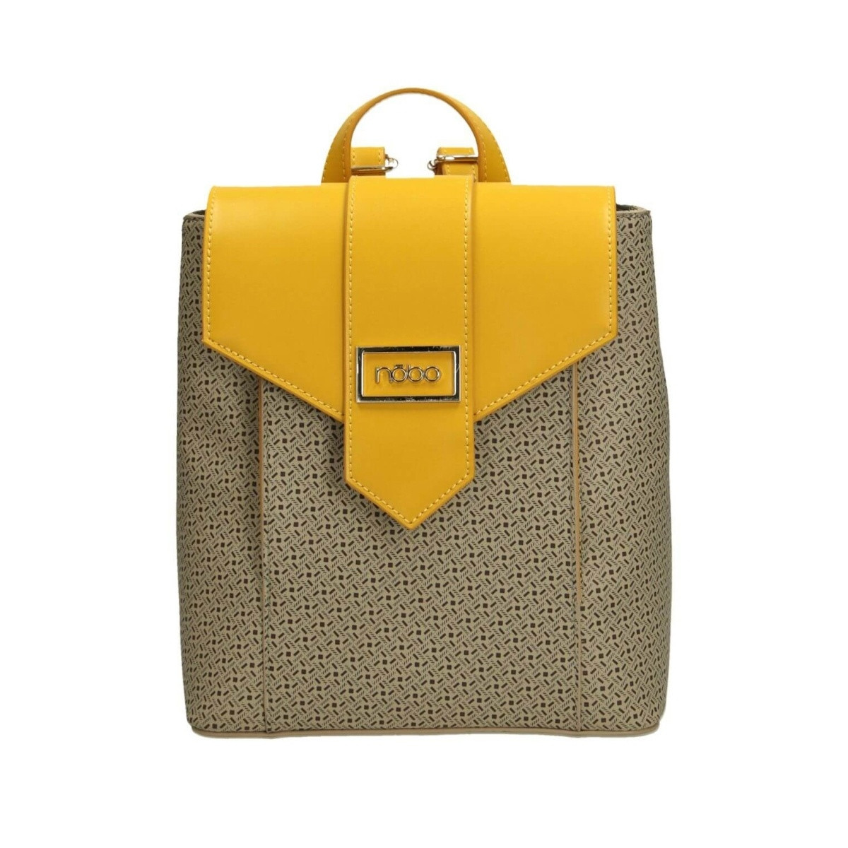detail Dámský batoh NOBO NBAG-I3280-CM15 MULTI BEIGE WITH YELLOW S0