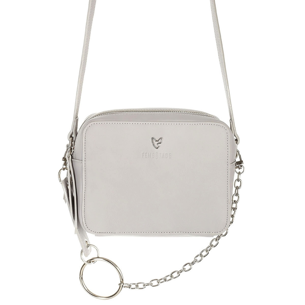 detail Dámská kabelka FEMESTAGE FEM-2019871-S0 šedá