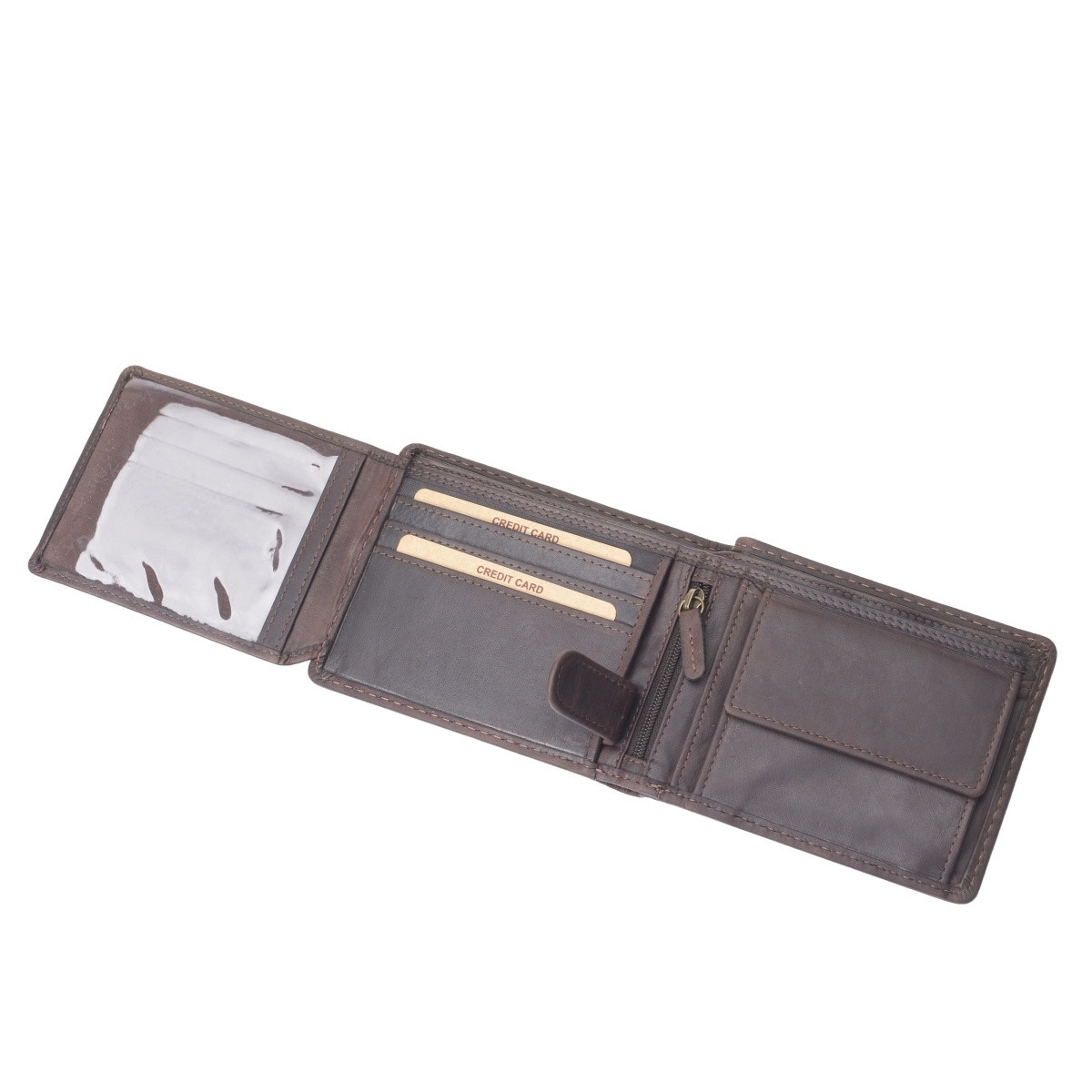 detail Pánská peněženka RIEKER 1001 hnědá W5