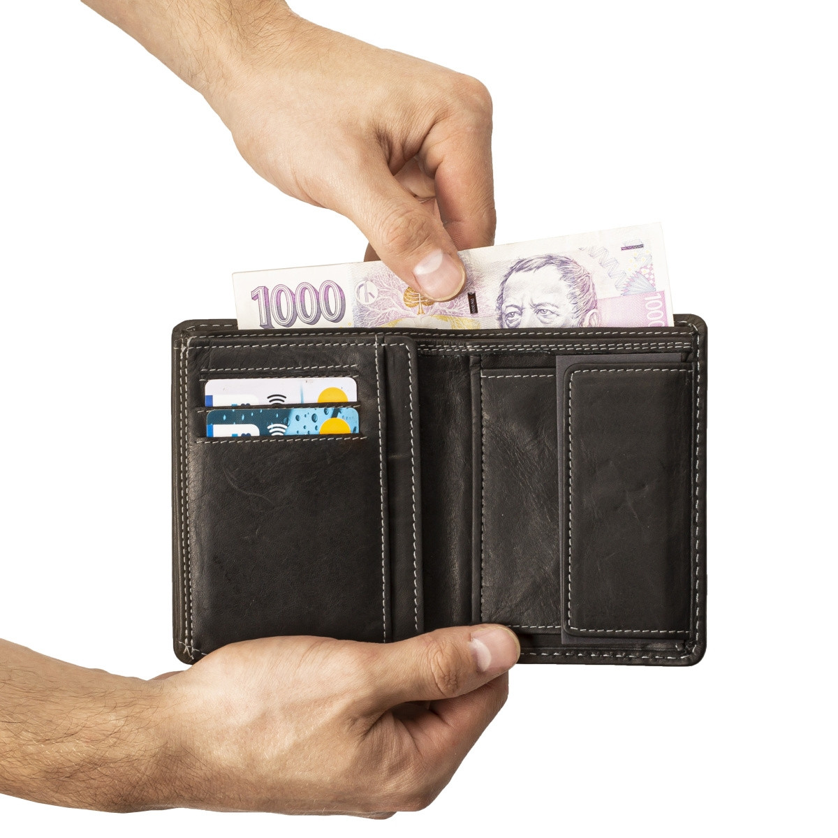 detail Pánská peněženka RIEKER 2001 černá W5