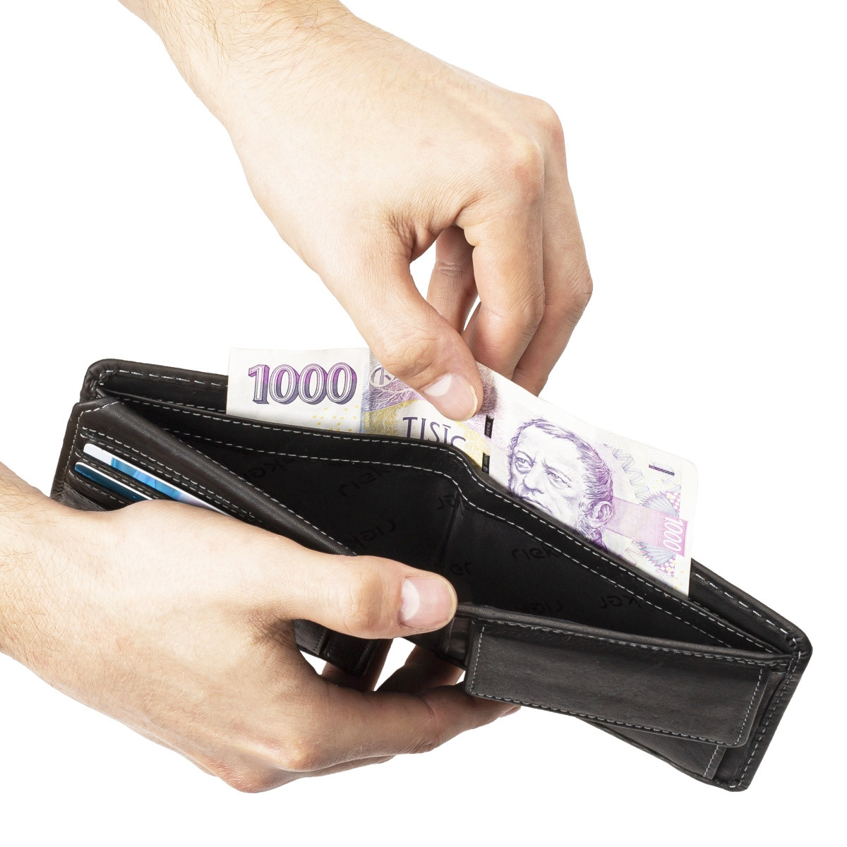 detail Pánská peněženka RIEKER RIE-20200049-W2 černá