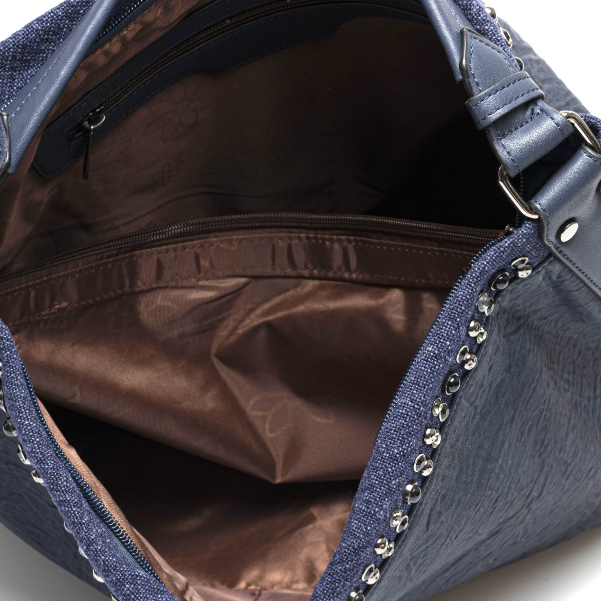 detail Kabelka 5335-8 MODRÁ (35x42cm) ---------------- Dárek k nákupu