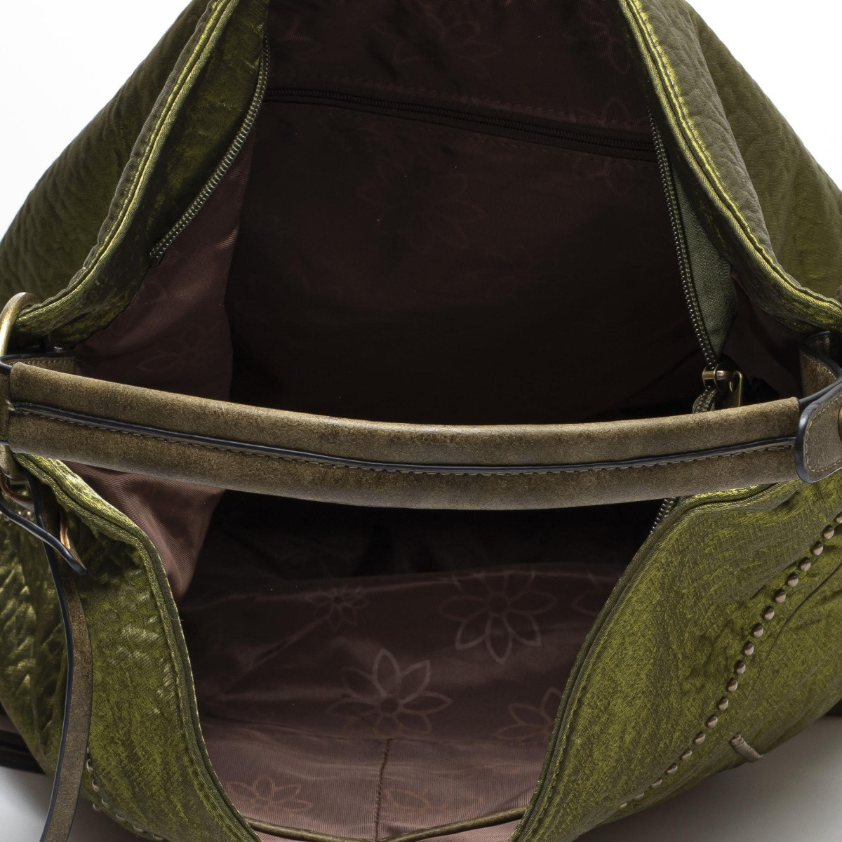 detail Kabelka 2335-358 ZELENÁ (42x44cm) ------------ Dárek k nákupu