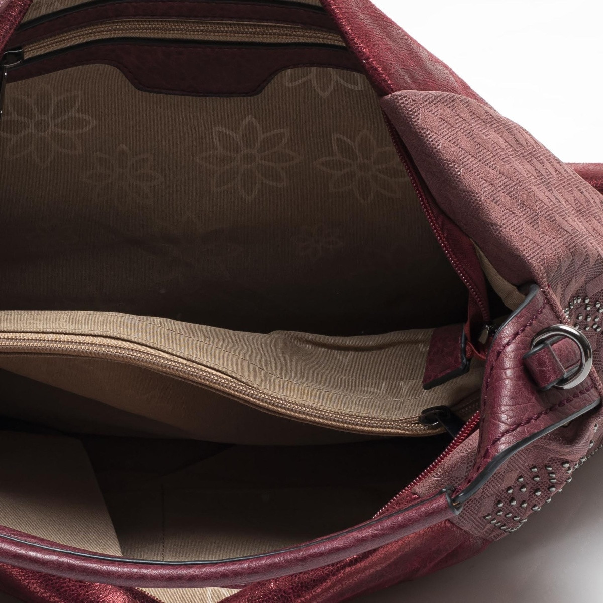 detail Kabelka 8035-103 VÍNOVÁ (35x36cm) ------------ Dárek k nákupu