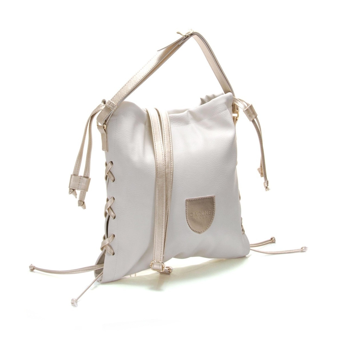 detail Kabelka C-1902 BÉŽOVO/ZLATÁ (37x37cm) ---- Dárek k nákupu