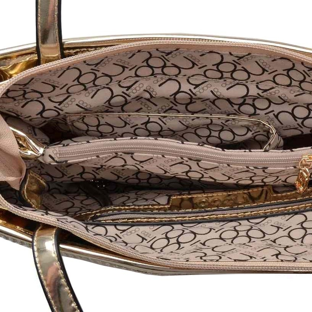 detail Kabelka G0670-C023 ZLATÁ (31x35cm) ------------ Dárek k nákupu