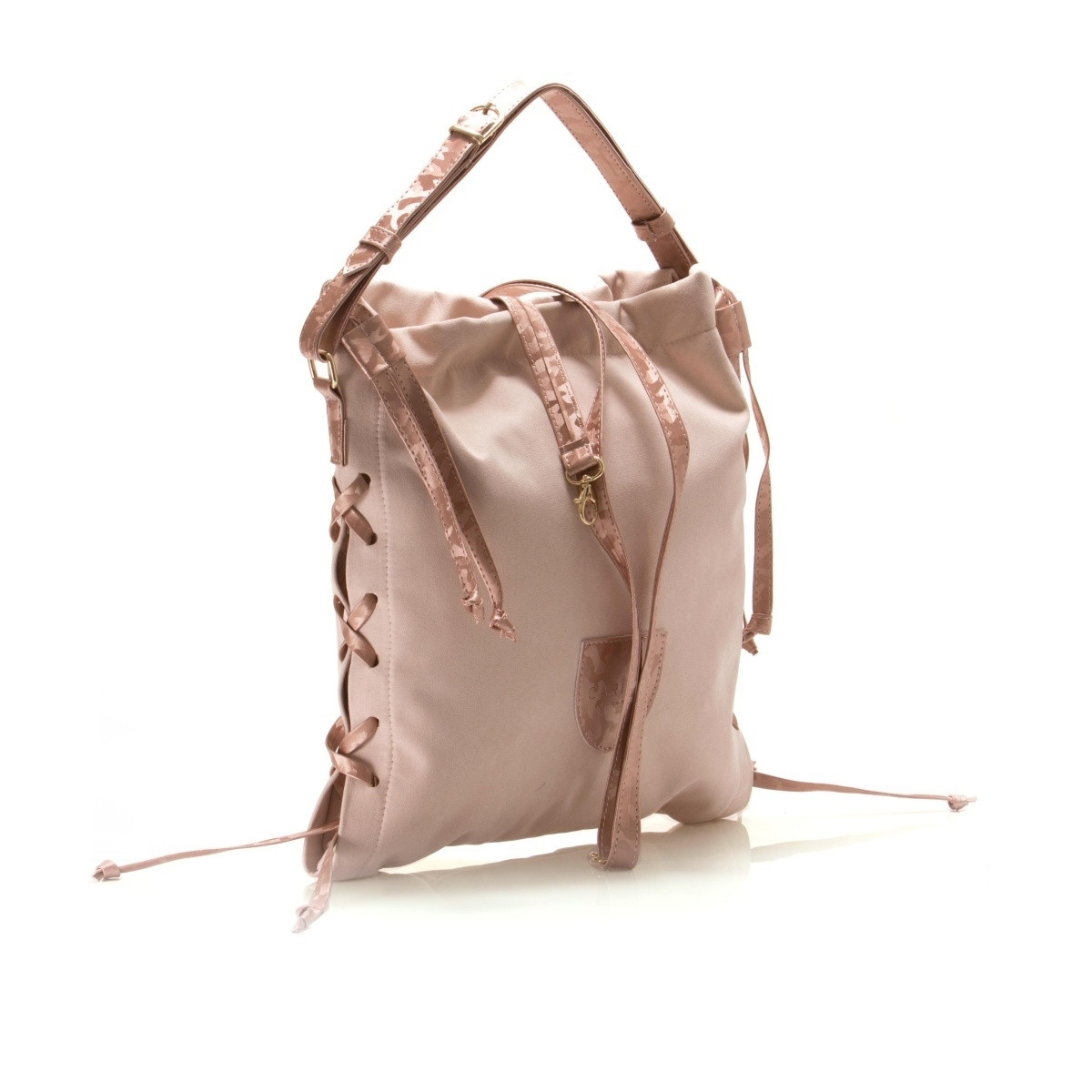 detail Kabelka C-1902 RŮŽOVO/ZLATÁ (37x37cm) ---- Dárek k nákupu