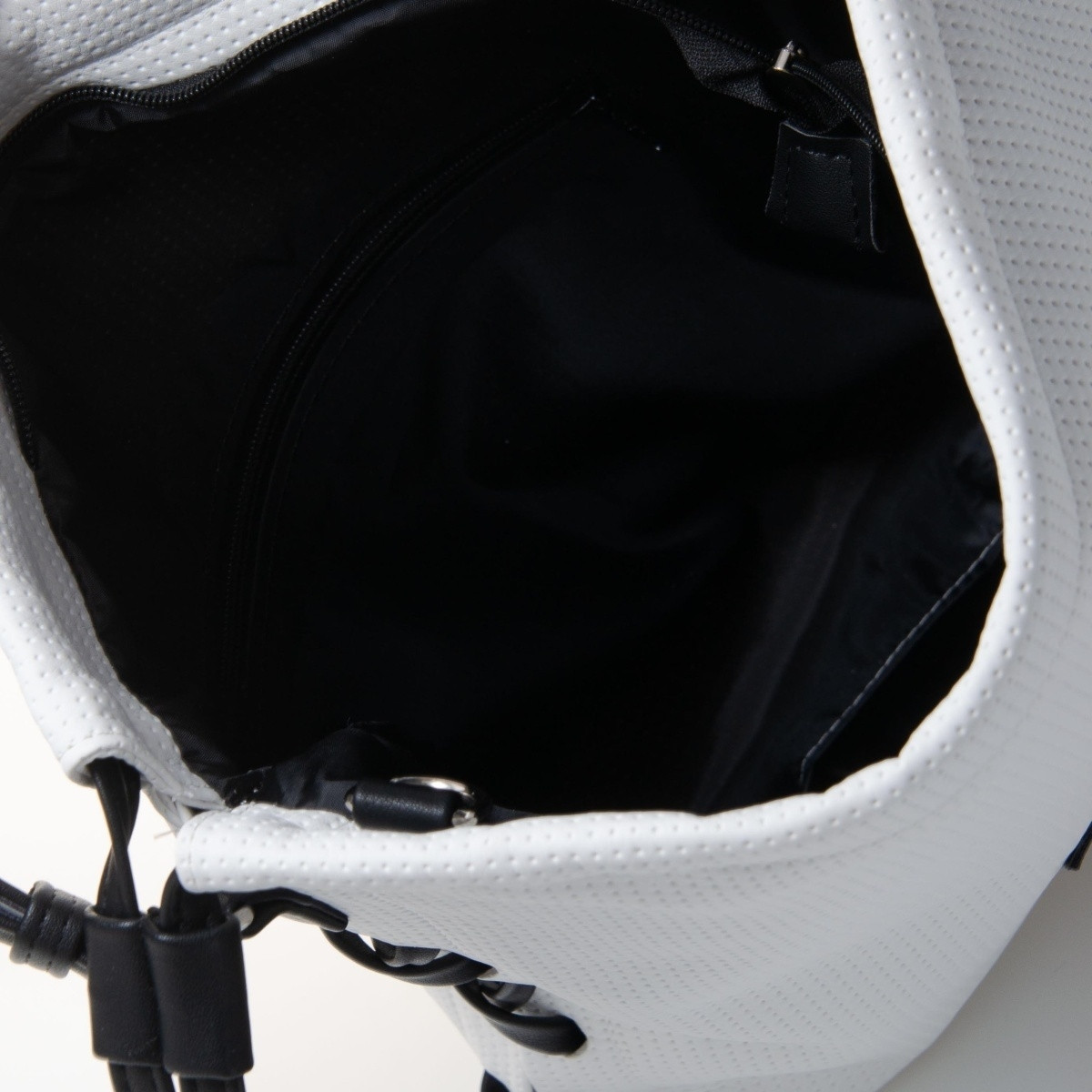 detail Kabelka C-1902 PD BÍLÁ/ČERNÁ (37x37cm) ------ Dárek k nákupu