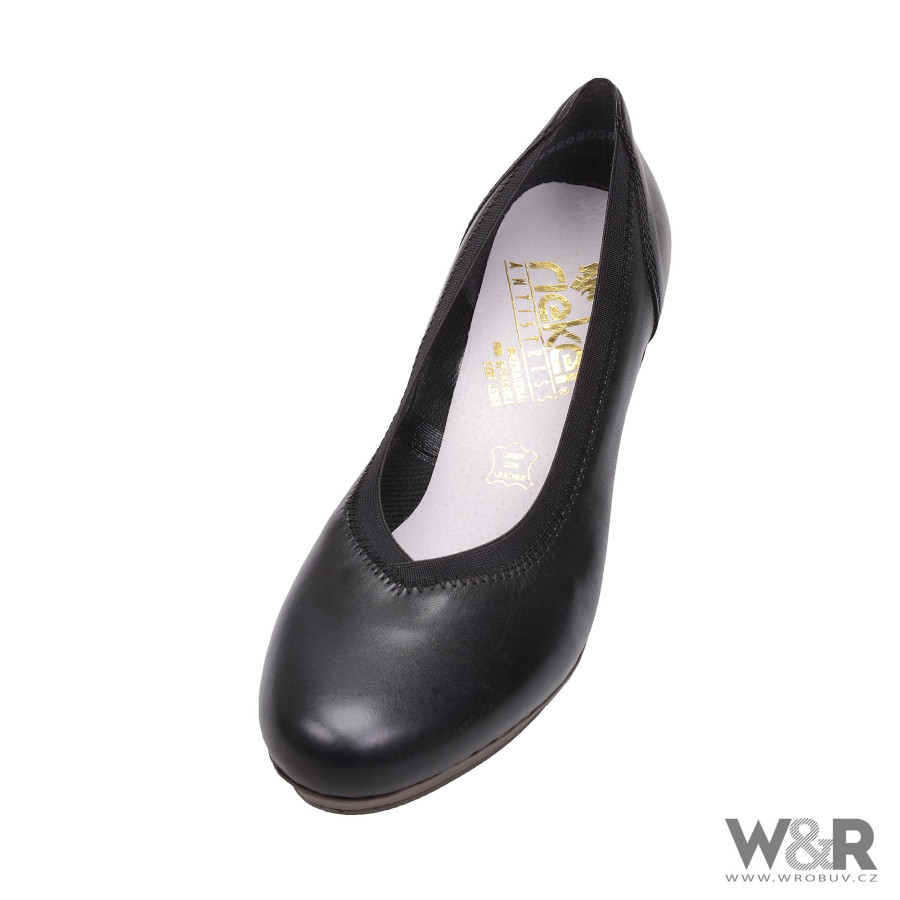 detail Dámská obuv RIEKER 47361/00 SCHWARZ F/S 16