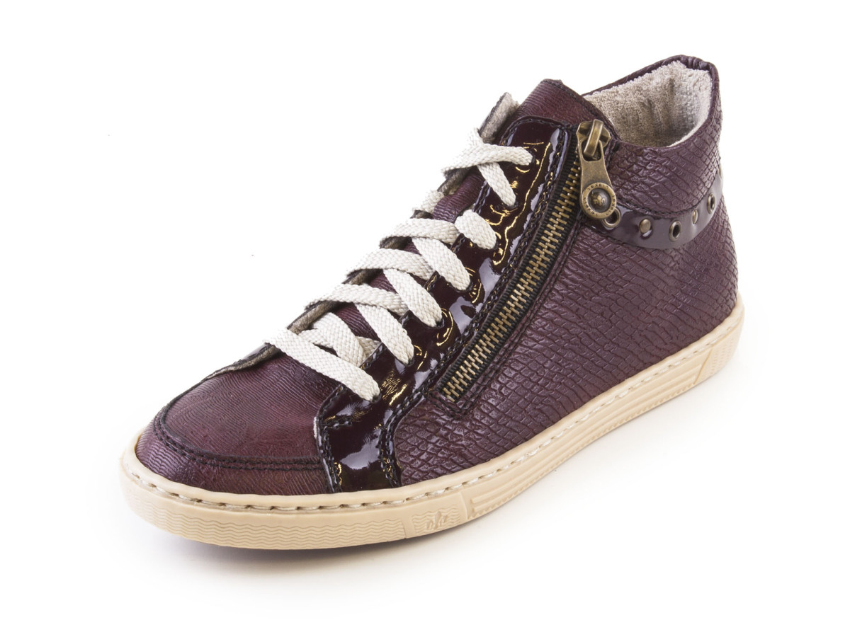 detail Dámská obuv RIEKER RIE-1013605-W9 vínová